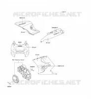 STICKER (NOIR) pour Kawasaki ZZR1100 1995