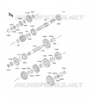 TRANSMISSION pour Kawasaki ZZR1100 1995