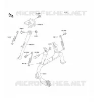 BEQUILLES pour Kawasaki ZZR1100 1997
