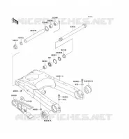 BRAS OSCILLANT pour Kawasaki ZZR1100 1997