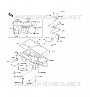COUVERCLE RENIFLARD/CARTER D'HUILE pour Kawasaki ZZR1100 1997
