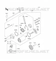 D&Eacute;MARREUR pour Kawasaki ZZR1100 1997