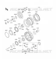 EMBRAYAGE pour Kawasaki ZZR1100 1997