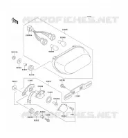 FEUX ARRI&Egrave;RE(S) pour Kawasaki ZZR1100 1997