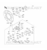 FREIN ARRIERE pour Kawasaki ZZR1100 1997