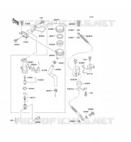 MAITRE CYLINDRE ARRI&Egrave;RE pour Kawasaki ZZR1100 1997