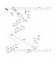 PEDALE DE FREIN/TORQUE LINK pour Kawasaki ZZR1100 1997