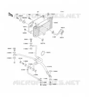 RADIATEUR D'HUILE pour Kawasaki ZZR1100 1997