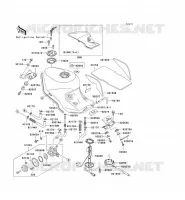 RESERVOIR CARBURANT pour Kawasaki ZZR1100 1997