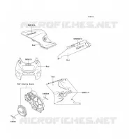 STICKER(RED) pour Kawasaki ZZR1100 1997