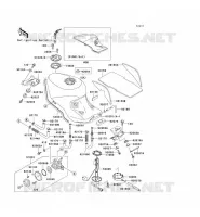 RESERVOIR CARBURANT pour Kawasaki ZZR1100 1997