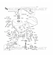 RESERVOIR CARBURANT pour Kawasaki ZZR1100 1997