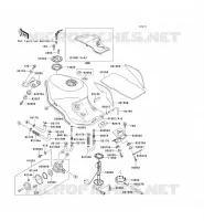 RESERVOIR CARBURANT pour Kawasaki ZZR1100 1999