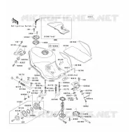 RESERVOIR CARBURANT pour Kawasaki ZZR1100 2000