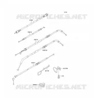 CABLES pour Kawasaki GPZ1100 1998