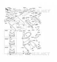 CARENAGE pour Kawasaki GPZ1100 1998