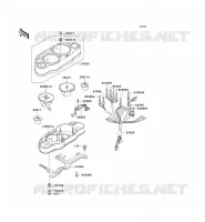 COMPTEURS pour Kawasaki GPZ1100 1998