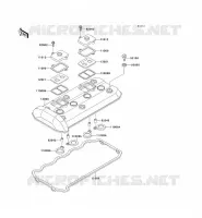 COUVRE CULASSE pour Kawasaki GPZ1100 1998
