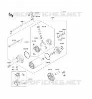D&Eacute;MARREUR pour Kawasaki GPZ1100 1998