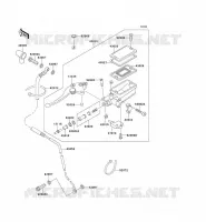EMBRAYAGE MAITRE CYLINDRE pour Kawasaki GPZ1100 1998