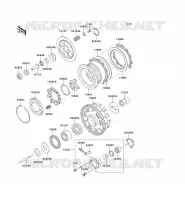 EMBRAYAGE pour Kawasaki GPZ1100 1998