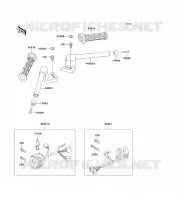 GUIDON pour Kawasaki GPZ1100 1998