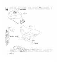 LABEL pour Kawasaki GPZ1100 1998