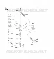 MAITRE CYLINDRE ARRI&Egrave;RE pour Kawasaki GPZ1100 1998