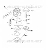 PI&Egrave;CES DE CARBURATEUR pour Kawasaki GPZ1100 1998