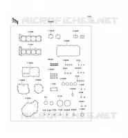 POCHETTE DE JOINT pour Kawasaki GPZ1100 1998