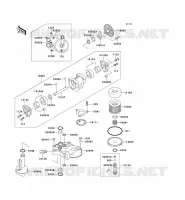 POMPE A HUILE pour Kawasaki GPZ1100 1998