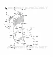 RADIATEUR D'HUILE pour Kawasaki GPZ1100 1998