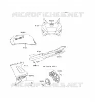 STICKER (NOIR) pour Kawasaki GPZ1100 1998