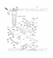 SUSPENSION pour Kawasaki GPZ1100 1998