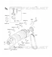 VILEBREQUIN pour Kawasaki GPZ1100 1998