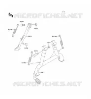 BEQUILLES pour Kawasaki GPZ1100 1998