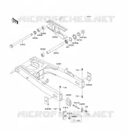 BRAS OSCILLANT pour Kawasaki GPZ1100 1998