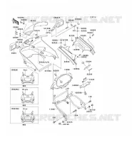 CARENAGE pour Kawasaki GPZ1100 1998