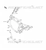 CH&Acirc;SSIS pour Kawasaki GPZ1100 1998