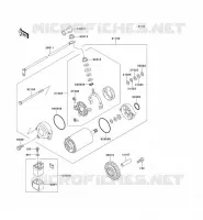 D&Eacute;MARREUR pour Kawasaki GPZ1100 1998