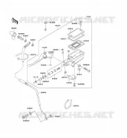 EMBRAYAGE MAITRE CYLINDRE pour Kawasaki GPZ1100 1998