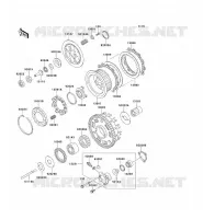 EMBRAYAGE pour Kawasaki GPZ1100 1998