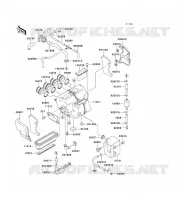 FILTRE A AIR pour Kawasaki GPZ1100 1998