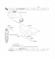 LABEL pour Kawasaki GPZ1100 1998