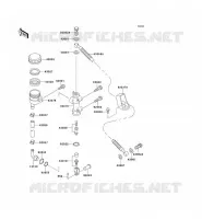 MAITRE CYLINDRE ARRI&Egrave;RE pour Kawasaki GPZ1100 1998