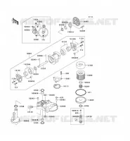 POMPE A HUILE pour Kawasaki GPZ1100 1998
