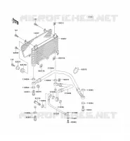 RADIATEUR D'HUILE pour Kawasaki GPZ1100 1998