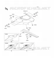 CACHE LAT&Eacute;RAL/GARDE CHAINE pour Kawasaki NINJA ZX-12R 2001
