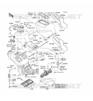 RESERVOIR CARBURANT pour Kawasaki NINJA ZX-12R 2004