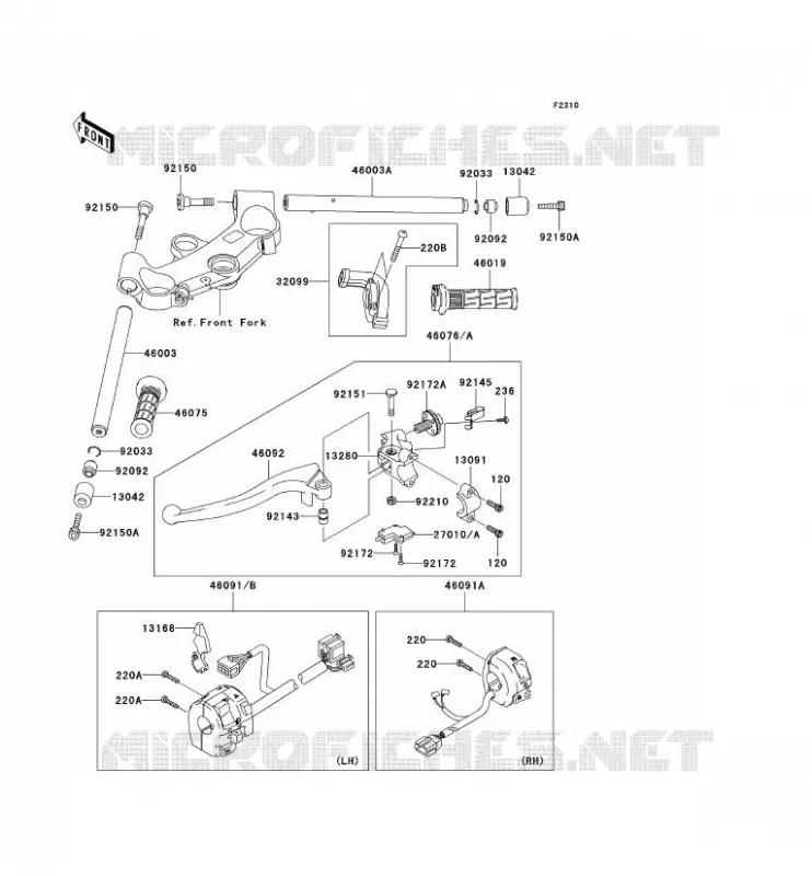 GUIDON Kawasaki MOTOS 1200 2005 NINJA ZX-12R  ZX1200-B4